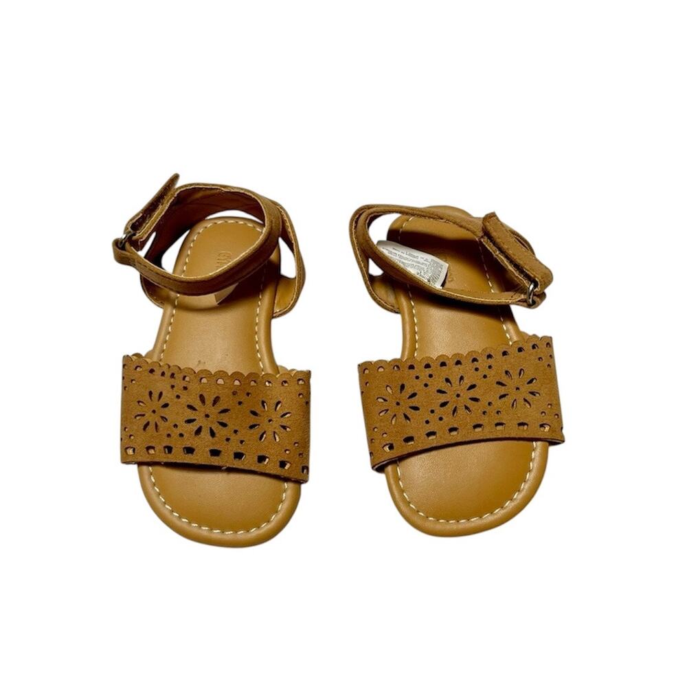 Gymboree Flower Cutout Summer Sandals Size 4